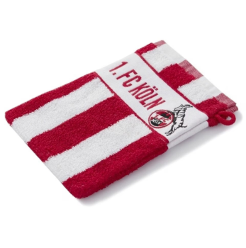 1. FC Köln - Waschhandschuh "Blockstreifen"